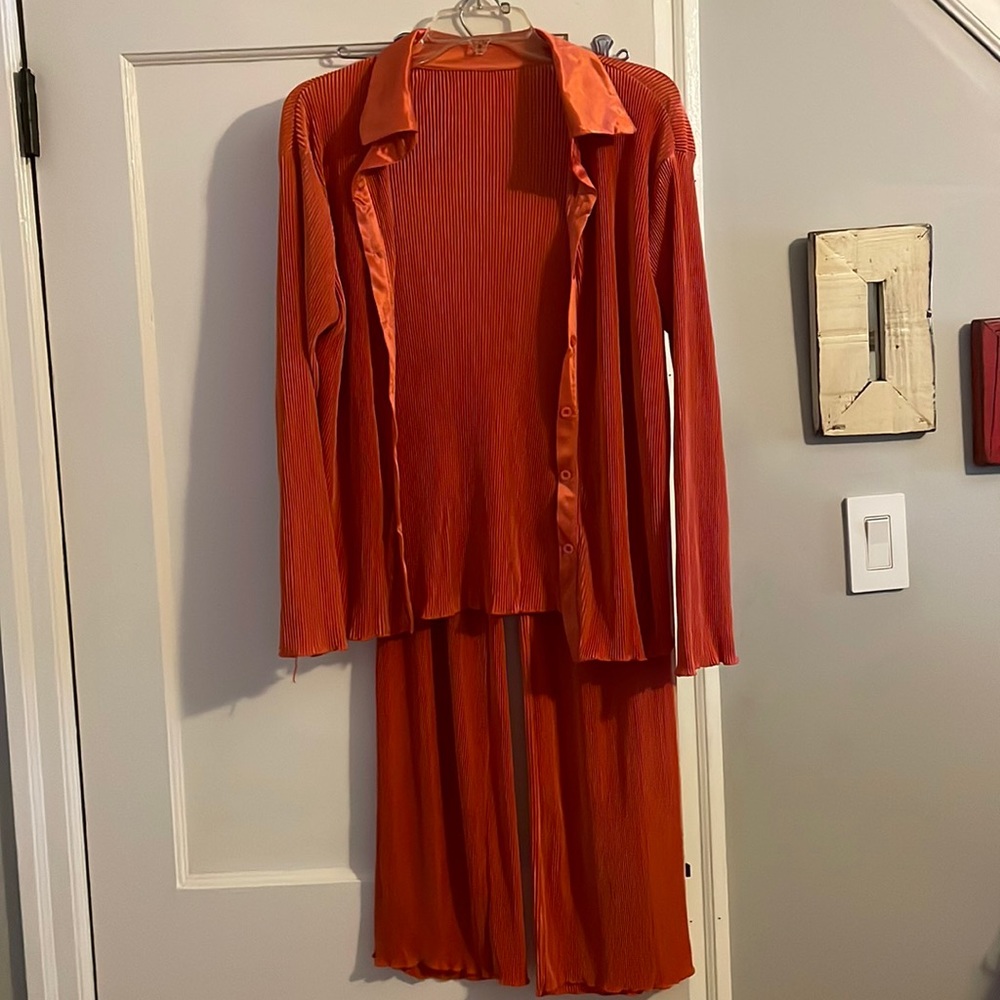 Amazon pants and button down set